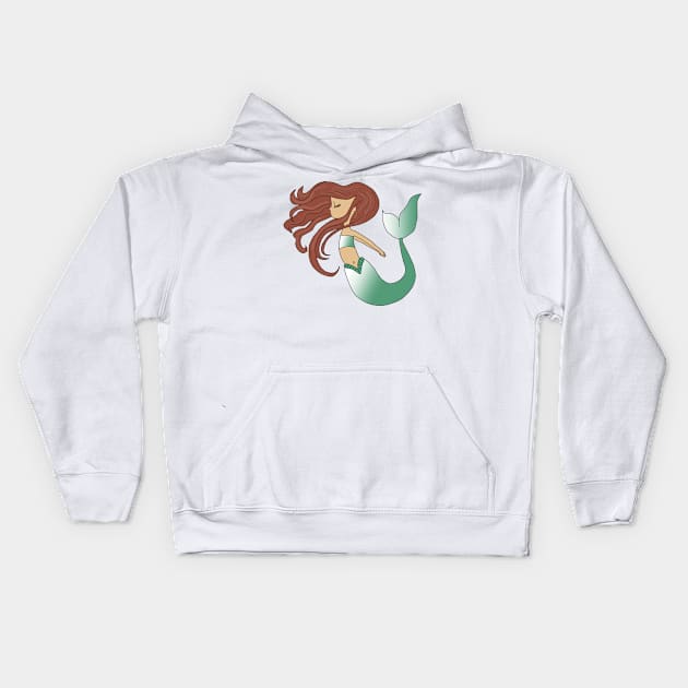 mermaid Kids Hoodie by tiffytiff